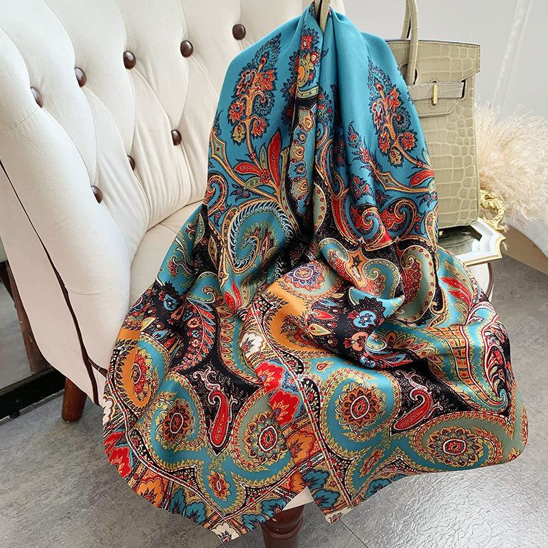 Luxury Mulberry Silk Square Scarf
