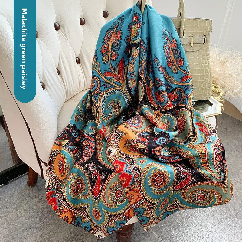 Luxury Mulberry Silk Square Scarf