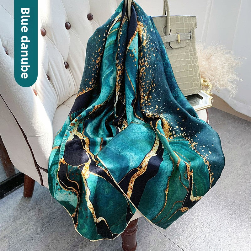 Luxury Mulberry Silk Square Scarf
