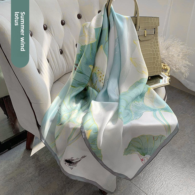 Luxury Mulberry Silk Square Scarf