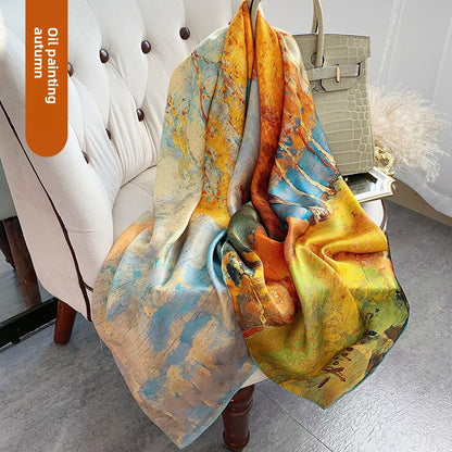Luxury Mulberry Silk Square Scarf