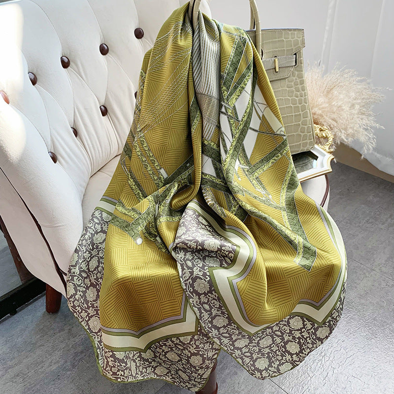 Luxury Mulberry Silk Square Scarf