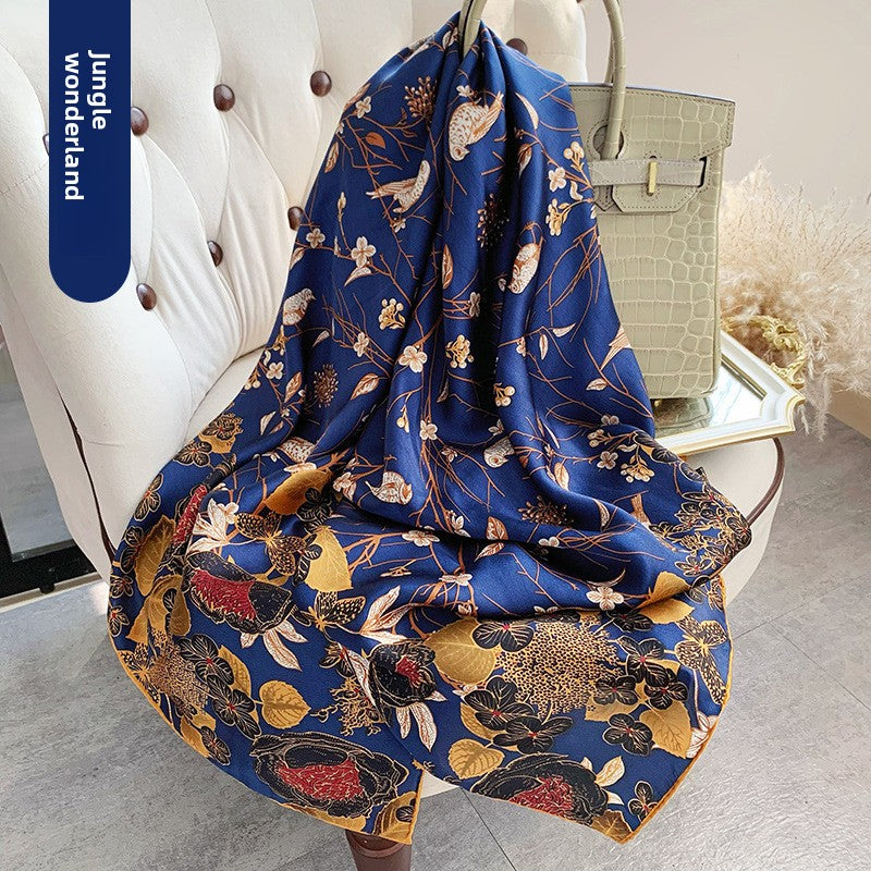 Luxury Mulberry Silk Square Scarf