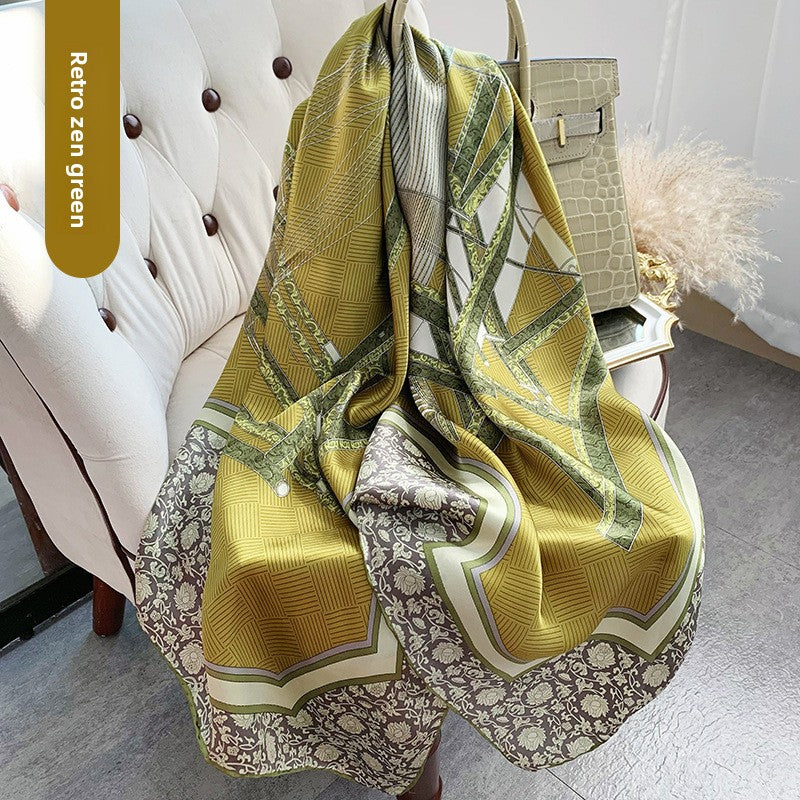 Luxury Mulberry Silk Square Scarf