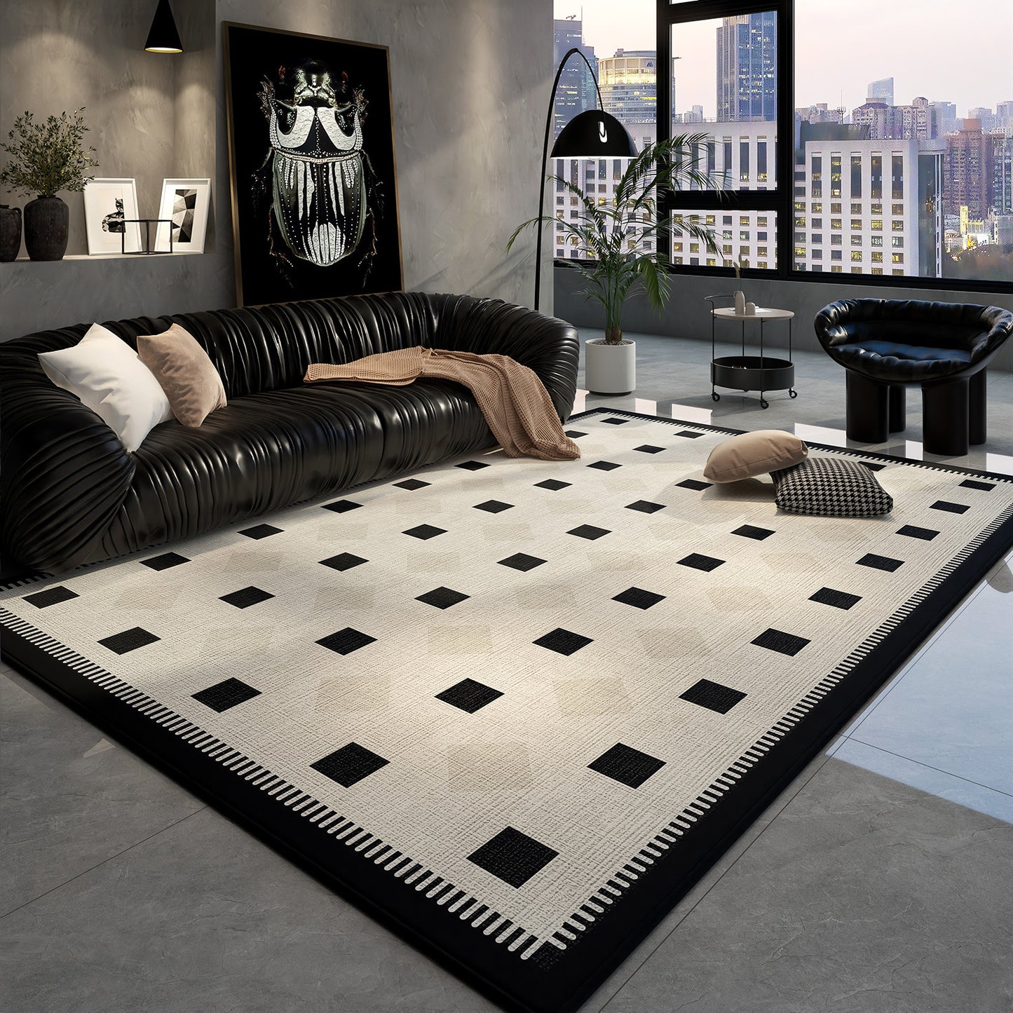 Luxury Printed Polyester Carpet