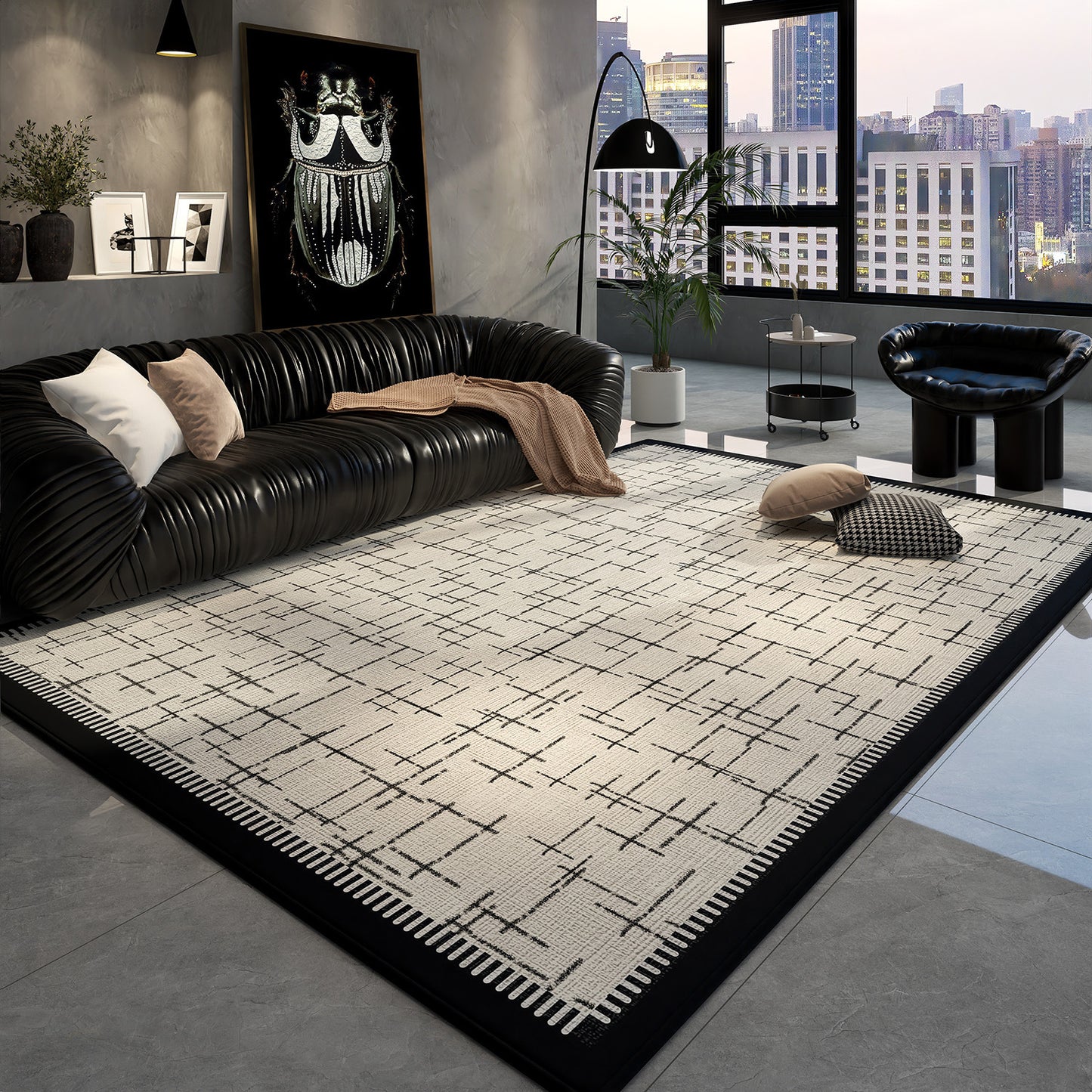 Luxury Printed Polyester Carpet