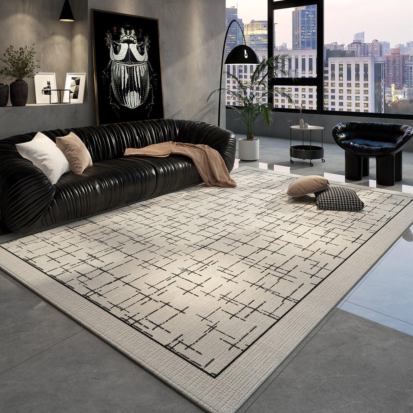 Luxury Printed Polyester Carpet