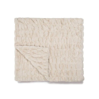 Luxury Rabbit Velvet Sofa Blanket Throw Blanket