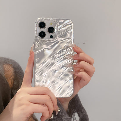 Luxury Rhinestone Detachable Lens Phone Case