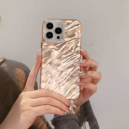 Luxury Rhinestone Detachable Lens Phone Case