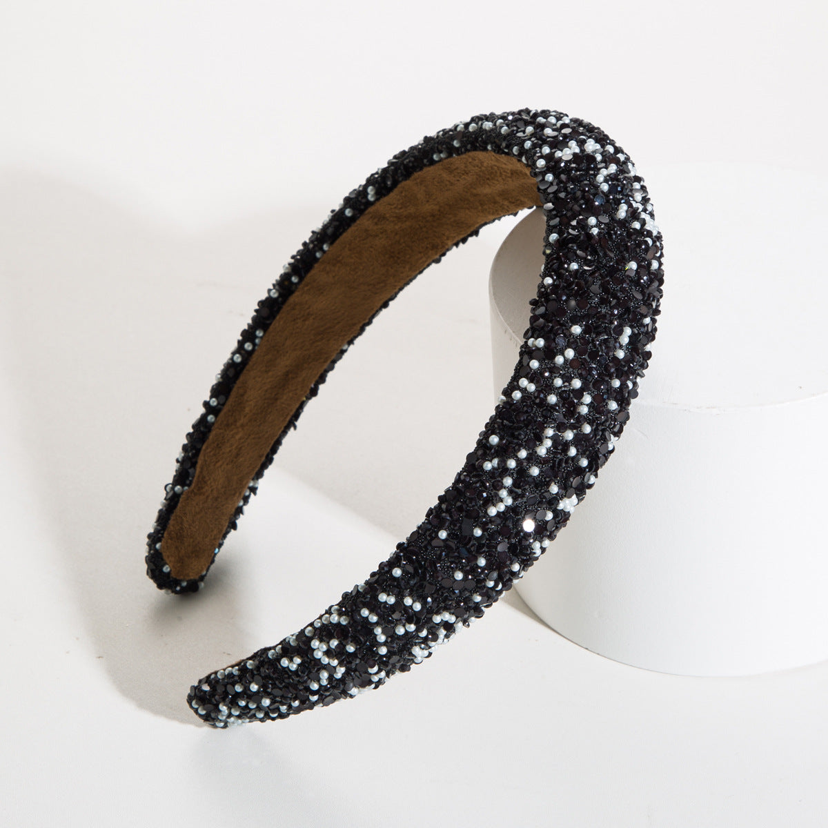 Luxury Rhinestone Pearl Headband for Women