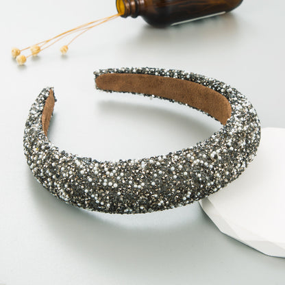 Luxury Rhinestone Pearl Headband for Women
