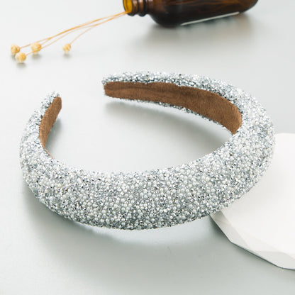 Luxury Rhinestone Pearl Headband for Women
