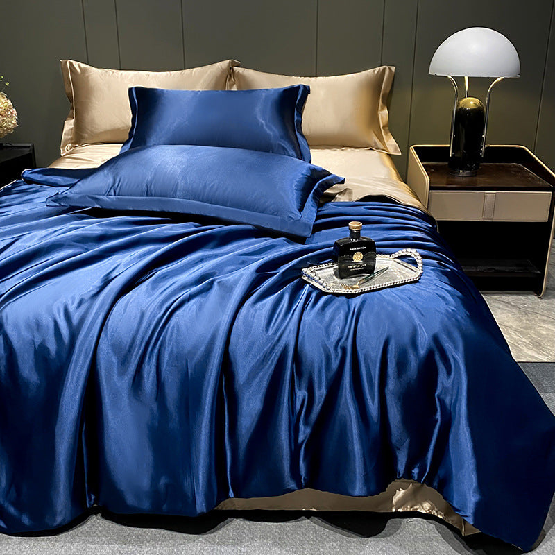 Luxury Silk Four-Piece Bedding