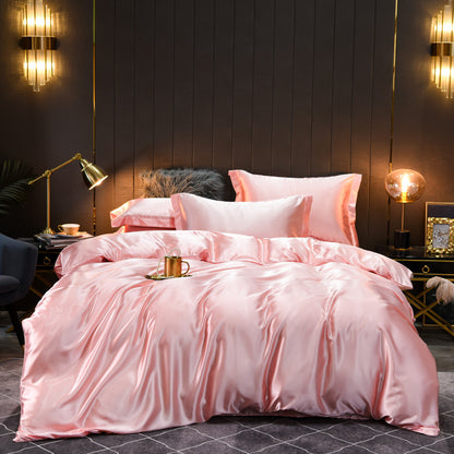 Luxury Silk Four-Piece Bedding