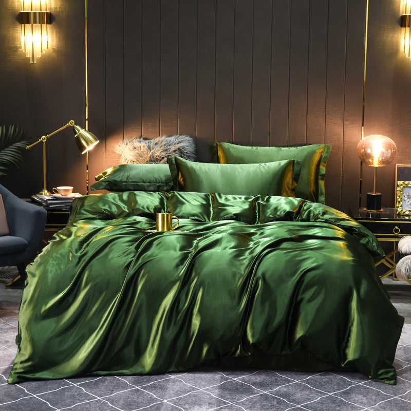 Luxury Silk Four-Piece Bedding