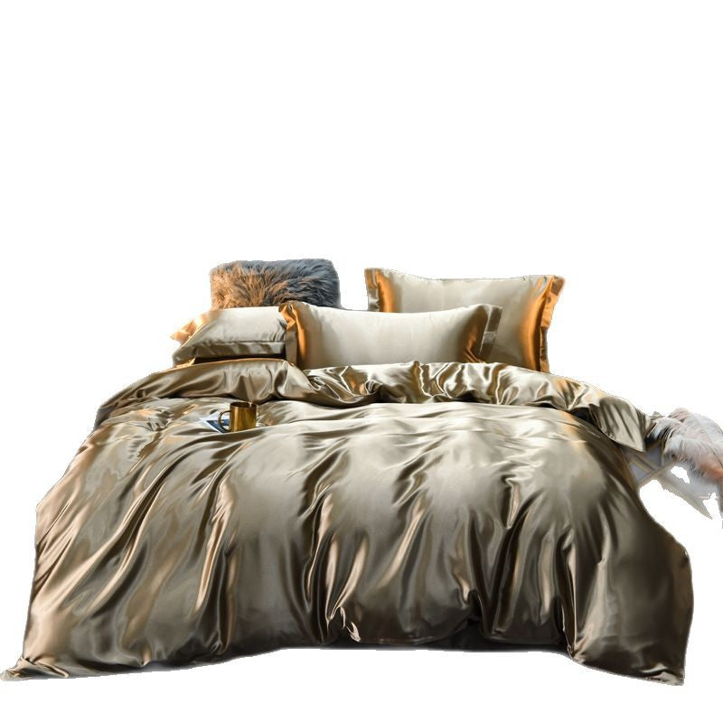Luxury Silk Four-Piece Bedding