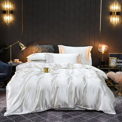 Luxury Silk Four-Piece Bedding