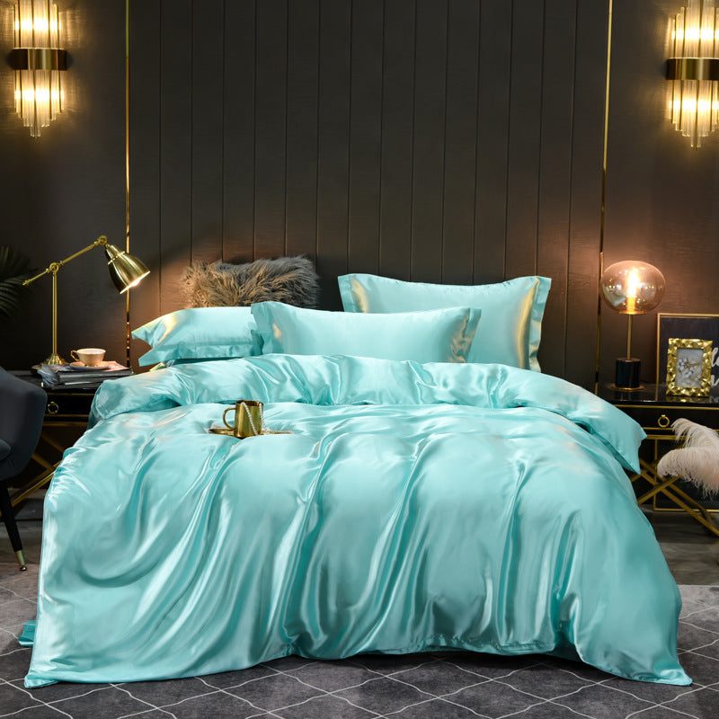 Luxury Silk Four-Piece Bedding