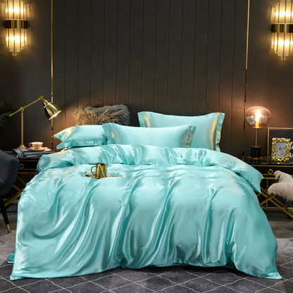 Luxury Silk Four-Piece Bedding
