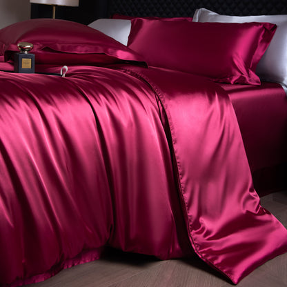 Luxury Silk Four-Piece Bedding Set