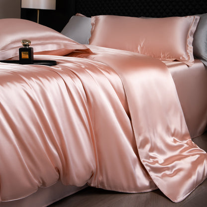 Luxury Silk Four-Piece Bedding Set