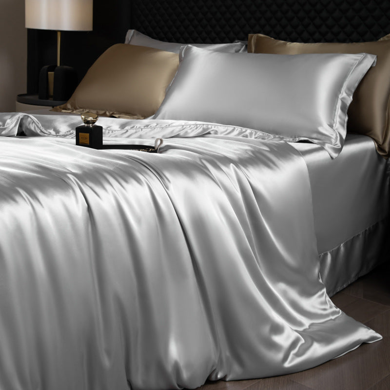 Luxury Silk Four-Piece Bedding Set