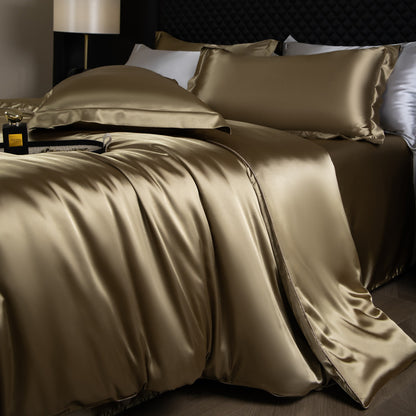 Luxury Silk Four-Piece Bedding Set