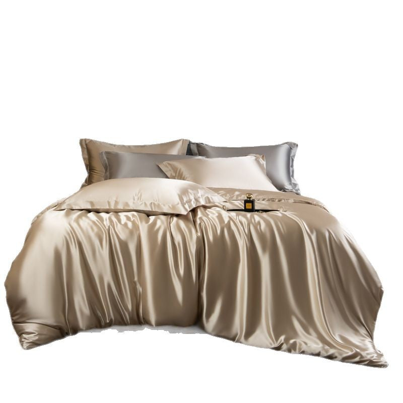 Luxury Silk Four-Piece Bedding Set