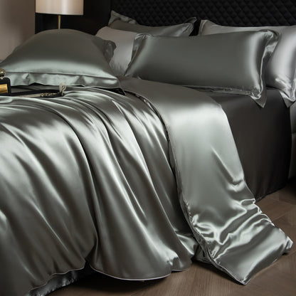 Luxury Silk Four-Piece Bedding Set