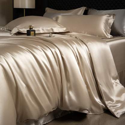 Luxury Silk Four-Piece Bedding Set