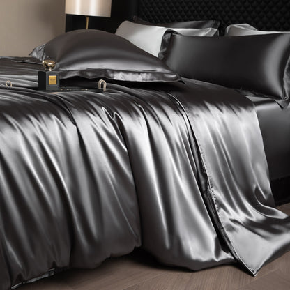 Luxury Silk Four-Piece Bedding Set