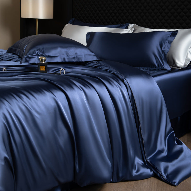 Luxury Silk Four-Piece Bedding Set