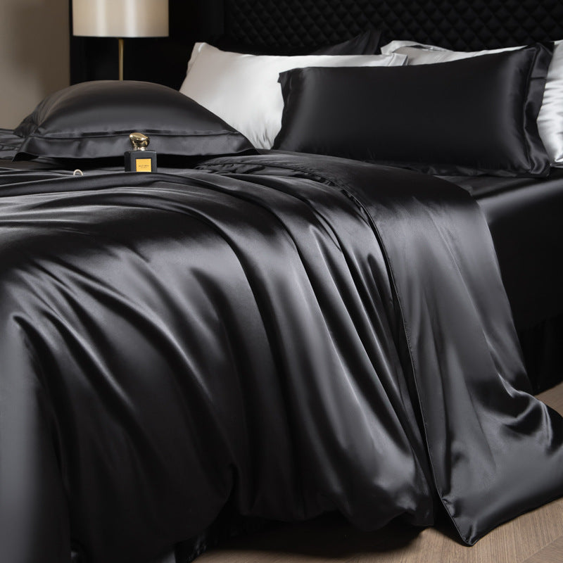 Luxury Silk Four-Piece Bedding Set