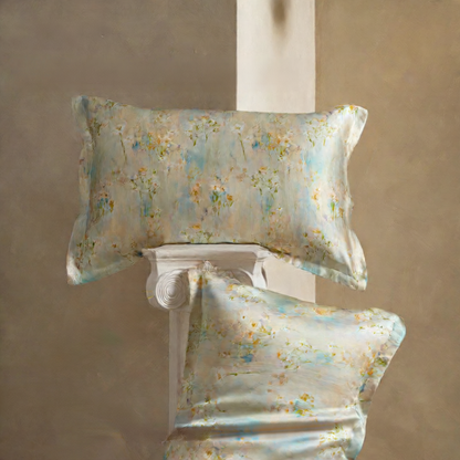 Luxury silk printed pillowcase