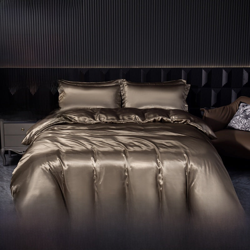 Luxury Solid Color Bedding Set