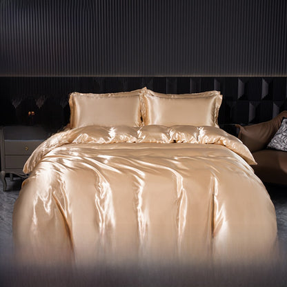 Luxury Solid Color Bedding Set