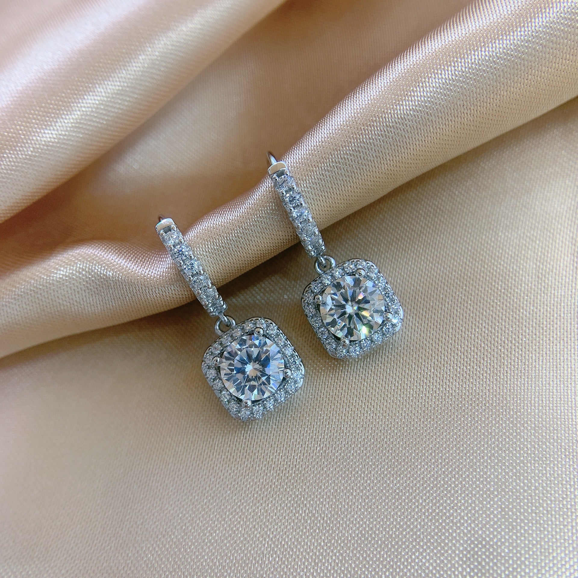 Luxury Square Bag Earrings