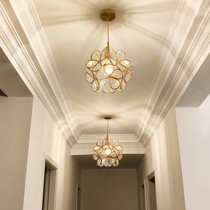 Luxury-style girl's bedside bedroom petal chandelier