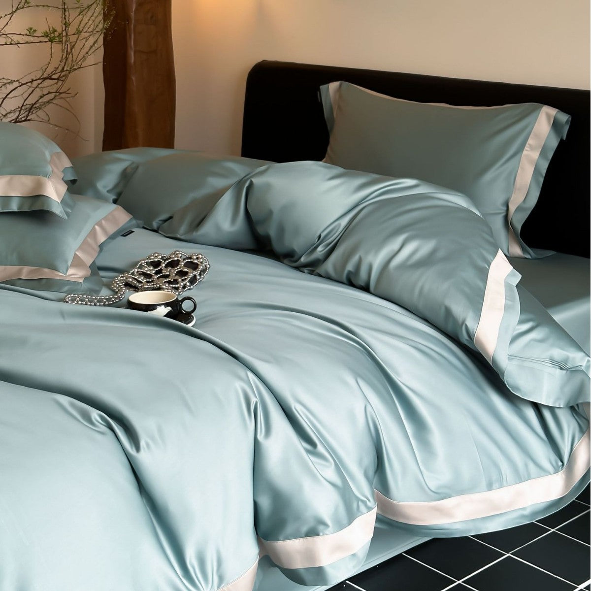 Luxury Tencel Cotton Bed Sheet Set