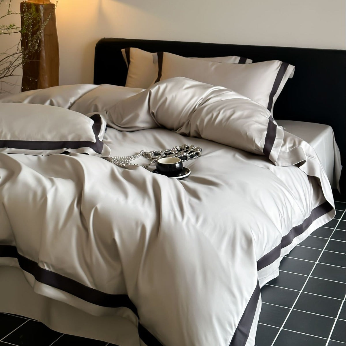 Luxury Tencel Cotton Bed Sheet Set