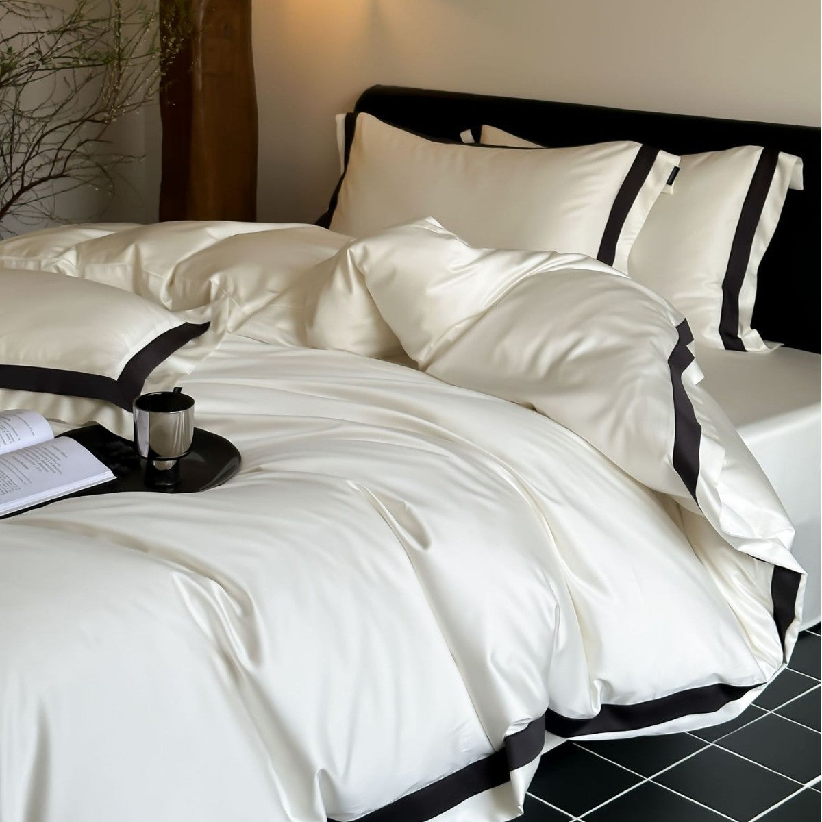 Luxury Tencel Cotton Bed Sheet Set