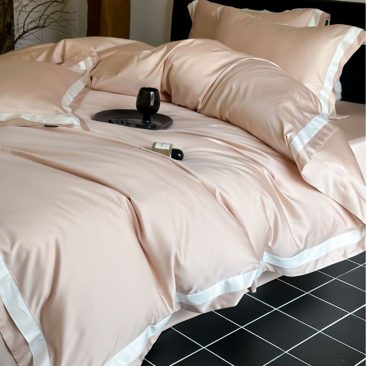Luxury Tencel Cotton Bed Sheet Set