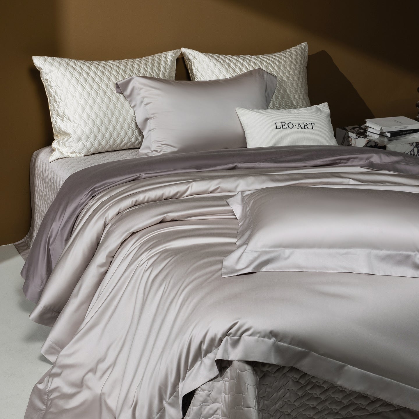 Luxury Tencel Cotton Brushed Bed Cover Set