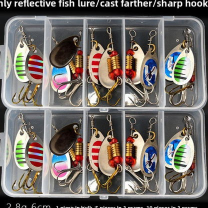 Luya Fake Bait Horse Mouth Cock Trout Bait Fishing Gear Sequin