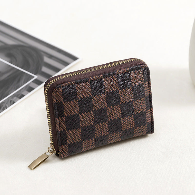 Lychee Pattern Accordion Card Holder