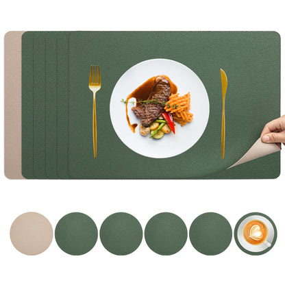Lychee-patterned double-sided placemats