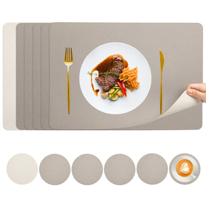Lychee-patterned double-sided placemats