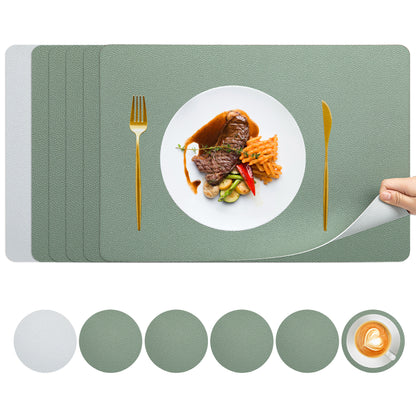 Lychee-patterned double-sided placemats