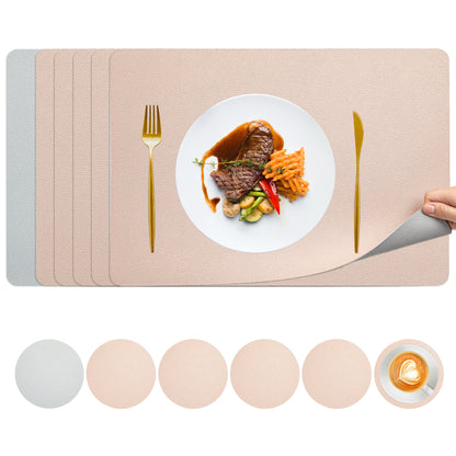 Lychee-patterned double-sided placemats
